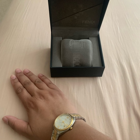 34MM Two-Tone Stainless Steel & Diamond Bracelet Watch - Picture 9 of 9